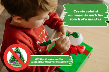 The Gift Box Ornament Decorator by Treemendous - 6 Pack Variety Ornament Refill - for Gift Box Decorator Only (Not Compatible with Treemendous Tree)