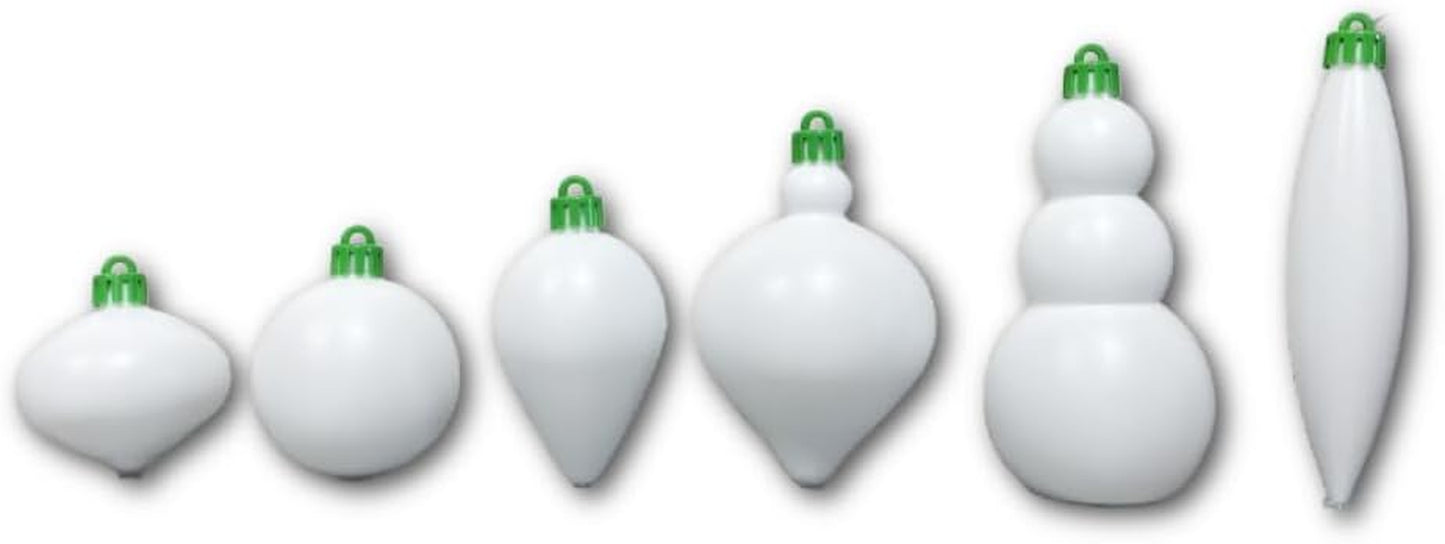 The Gift Box Ornament Decorator by Treemendous - 6 Pack Variety Ornament Refill - for Gift Box Decorator Only (Not Compatible with Treemendous Tree)
